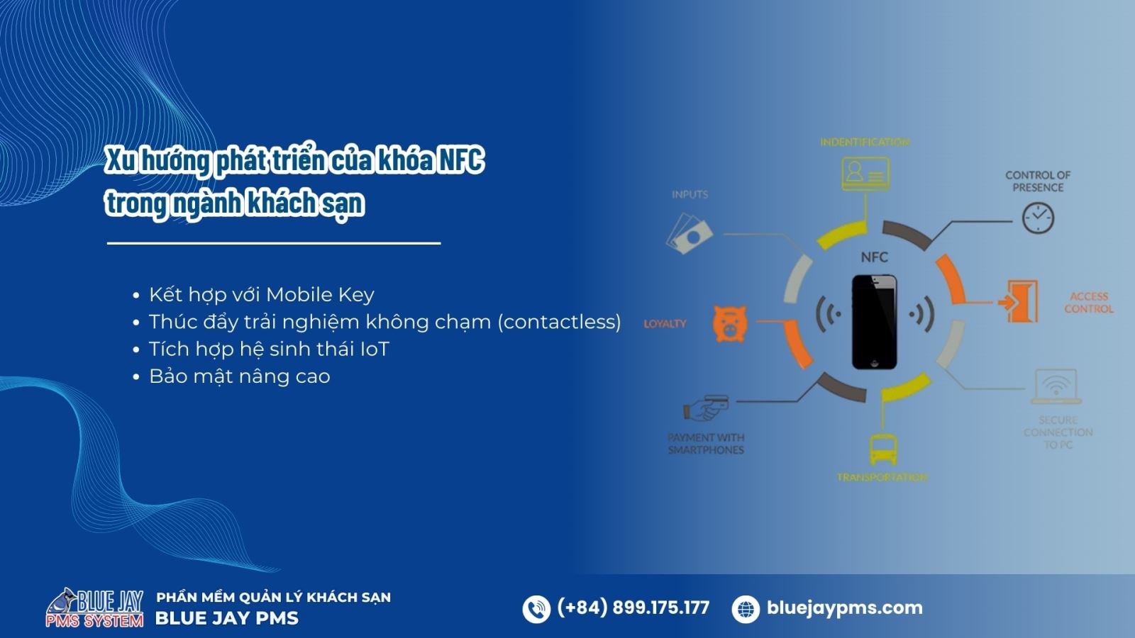 khóa nfc trong khách sạn